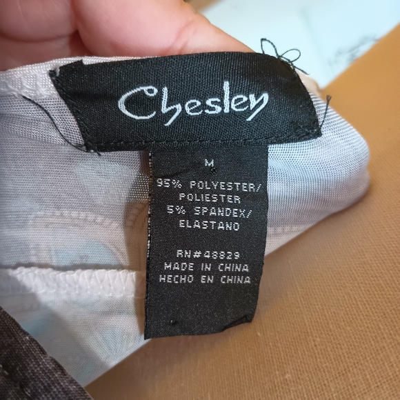 Chelsea Blue White and Green Floral Halter Dress Size M - Picture 13 of 13